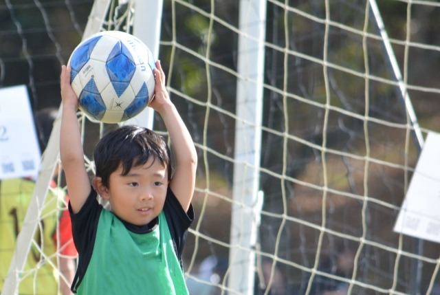 強いボールを蹴るための基本姿勢